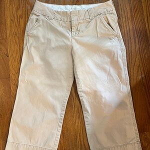 GAP Women's Cropped Pants - Beige